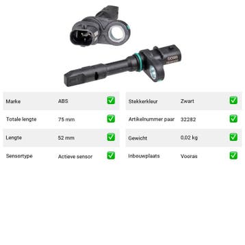ABS-sensor Mercedes-Benz EQA EQA 250 (H243) Van 2021-02 tot, Verzenden, Nieuw, Mercedes-Benz
