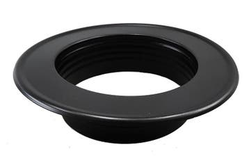 Afwerkrozet Ø150mm - zwart, Verzenden, Nieuw
