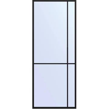 Skantrae binnendeur SSL14905 83x231,5 (Zwart, Blankglas), 80 tot 100 cm, 215 cm of meer, Binnendeur, Nieuw