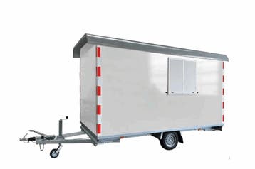 Anssems PTS 1400 Schaftwagen Gesloten Aanhangwagen, Ophalen of Verzenden, Nieuw