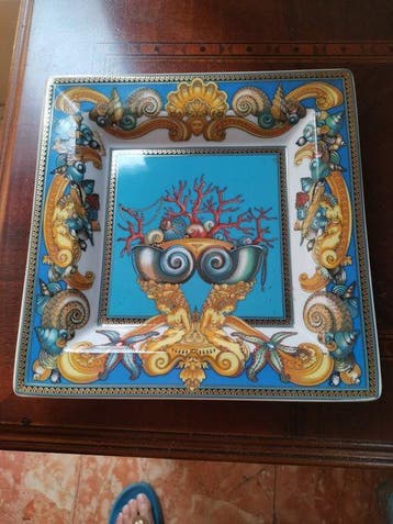 Rosenthal - Versace - Asbak - Porselein, Antiek en Kunst, Antiek | Glas en Kristal