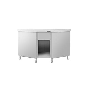 GGM Gastro | RVS werktafel KOPENHAGEN - 1001x1001mm |, Verzenden, Nieuw