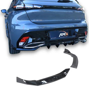 Apex - Diffuser seiten Splitter geschikt voor Peugeot 308 GT