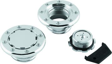 Kuryakyn Flush Mount Gas Caps Non-Vented Chrome, Ophalen of Verzenden, Nieuw