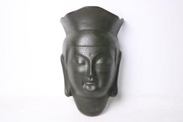 Mask - IJzer - Boeddha-gezicht wandhanger (Zonder