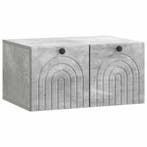 vidaXL Wandbeugel TV-kast Betongrijs 59,5 x 41 x 30 cm, Huis en Inrichting, Minder dan 50 cm, Verzenden, Nieuw, Minder dan 100 cm