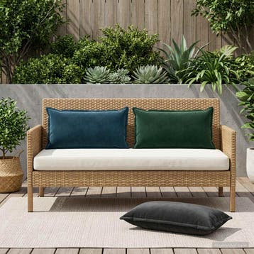 vidaXL Kussensloop 2 pcs HOUTEN Zwart 40 x 70 cm Fluweel, Verzenden, Nieuw, Zwart