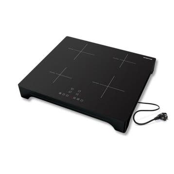 €369 Inventum VKI6010ZWA kookplaat Zwart Aanrecht Induct, Ophalen of Verzenden, Nieuw, Vrijstaand