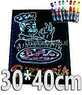 LED schrijfbord 30cm*40cm | 90 functies, Verzenden, Nieuw