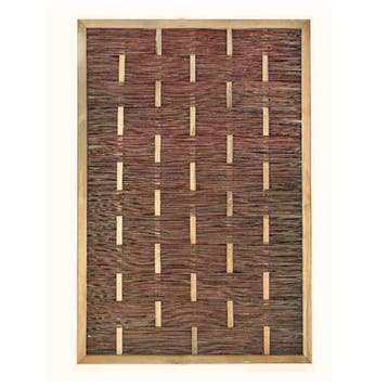 Tuinscherm Wilgenhout in Frame 120 x 180 cm, Verzenden, Nieuw, Hout