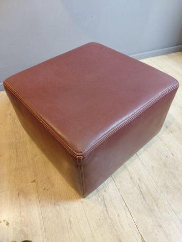Voetenbank - Leder - Hocker