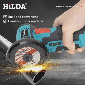 HILDA 12V Mini Haakse Slijper 3" - Draadloos, Krachtig & Vee, Verzenden, Nieuw