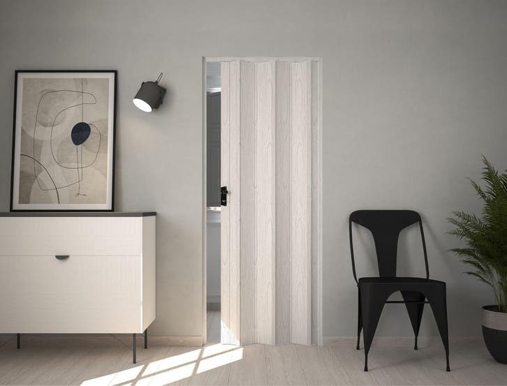 Moderne Luxe Balci Nora Vouwdeur | Wit Essen | 87x214 cm, Doe-het-zelf en Verbouw, Deuren en Horren, Vouwdeur, Nieuw, Kunststof