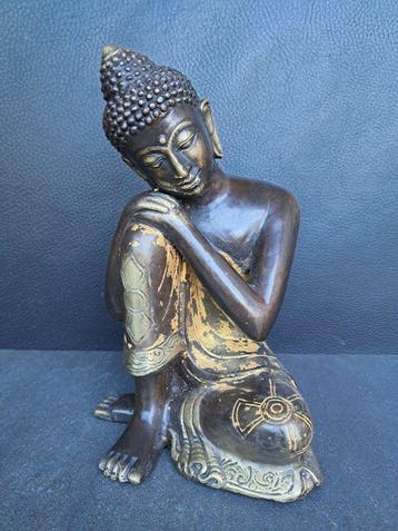 bouddha zen - Beeld - Buddha - Indonesië (Zonder, Antiek en Kunst