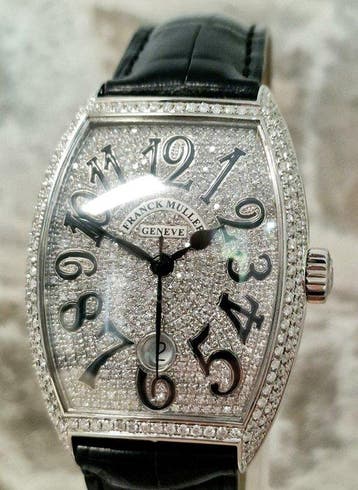 Franck Muller - Cintrée Curvex Iced Out. - Zonder, Nieuw