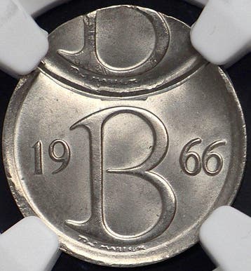 België. Boudewijn I. 25 Centimes 1966 FR - EXTREME MINT