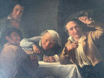 Europese school (XIX) - 19 century Taverne scène