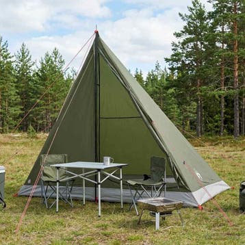 vidaXL Backpacking Tent 2-persoons Olijfgroen, Verzenden, Nieuw, Tot en met 2