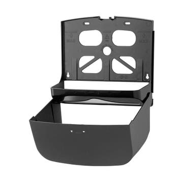 PlastiQline mini handdoekdispenser PQMiniHB - zwart, Verzenden, Nieuw in verpakking
