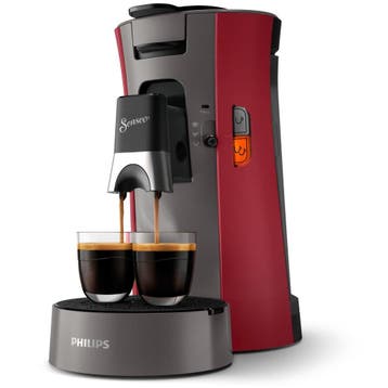 Senseo Select Koffiepadmachine - Rood/Grijs, Nieuw