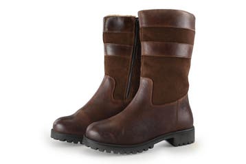Pk Laarzen in maat 40 Bruin, Kleding | Dames, Hoge laarzen, Bruin, Verzenden, Zo goed als nieuw