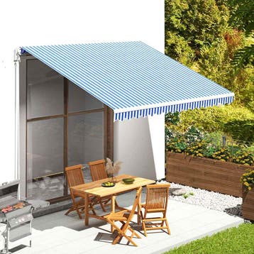 vidaXL Vervangingsdoek voor luifel 400x350 cm polyester, Verzenden, Nieuw