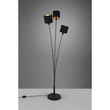 Vloerlamp - E14 Fitting - 5-lichts - Mat Zwart - Aluminium, Ophalen of Verzenden, Nieuw, Metaal, 200 cm of meer