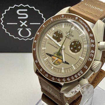 Omega x Swatch - MoonSwatch - Mission to Saturn - Zonder, Nieuw