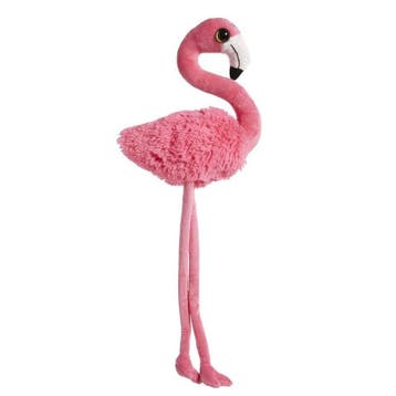 Nature Planet flamingo knuffel - pluche - 65 cm - roze, Verzenden, Nieuw