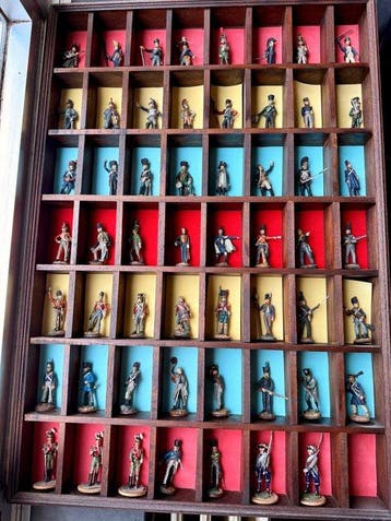 Militaire miniatuur beeldjes - Waterloo regiments collectie, Nieuw