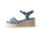 Tamaris Sandalen in maat 37 Blauw, Tamaris, Sandalen of Muiltjes, Zo goed als nieuw, Verzenden