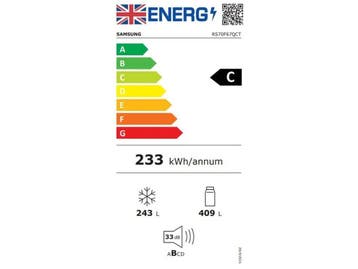 Samsung RS70F67QCT - Amerikaanse koel-vriescombinatie - 652, Verzenden, Zo goed als nieuw