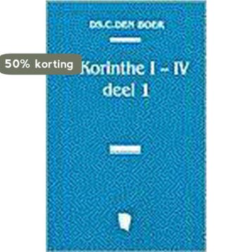 EERSTE BRIEF PAULUS AAN KORINTHIERS 1-6 1 - DEN BOER, Boeken, Verzenden, Gelezen, DEN BOER