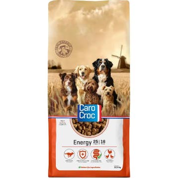 Carocroc 25/16 Energy Hondenvoer 12,5 kg, Dieren en Toebehoren, Verzenden, Hond
