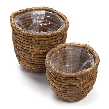 Plantenmand | Decoris | 2 stuks, Tuin en Terras, Bloempotten, Verzenden, Nieuw