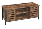 Industrieel TV-Lowboard 110 cm – Kast met Lameldeuren, Huis en Inrichting, Kasten | Overige, Verzenden, Nieuw