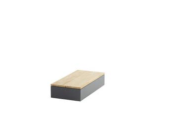 4 Seasons Outdoor Ibiza teak platform zijtafel 84 x 40 cm |, Tuin en Terras, Ophalen of Verzenden, Nieuw