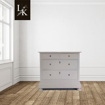 Commode – zachtgrijs – ladekast dressoir – direct leverbaar, Antiek en Kunst, Antiek | Meubels | Kasten