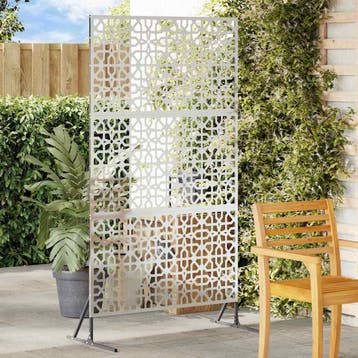 vidaXL Privacyscherm 100 x 50 x 180 cm Gegalvaniseerd staal, Verzenden, Nieuw, IJzer