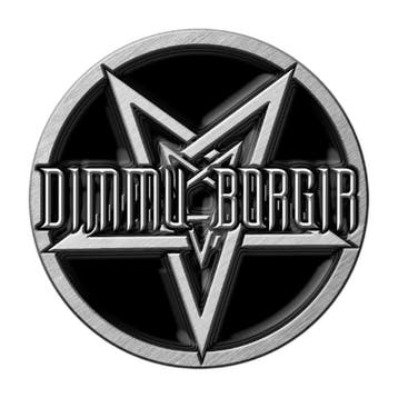 Dimmu Borgir - Pentagram - ijzeren pin officiële merchandise, Ophalen of Verzenden, Nieuw, Kleding