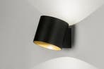 Rietveld Wandlampen - Zwart, Goud - Metaal, Aluminium, Verzenden, Nieuw