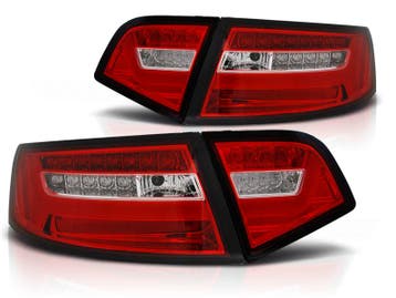 Achterlichten Audi A6 4F 08-11 sedan Tube Dynamisch rood, Ophalen of Verzenden