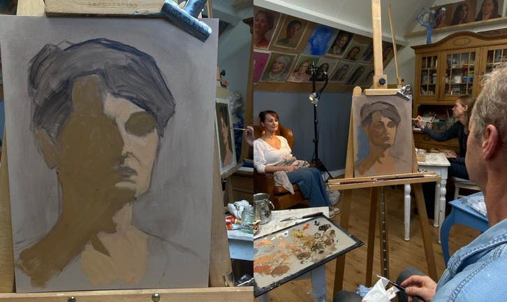 2026 | Cursus portret schilderen mét model |Deventer, Hobby en Vrije tijd, Schilderen, Nieuw