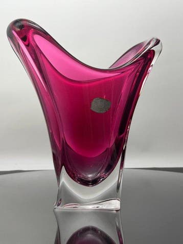Val Saint Lambert - René Delvenne - Vaas - Kristal - Vase