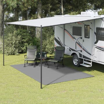 vidaXL Tenttapijt 4x2,5 m antracietkleurig, Caravans en Kamperen, Verzenden, Nieuw