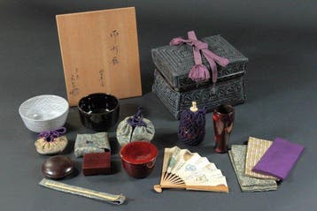 Theeservies - Draagbare theeceremonieset – 19-delige set,