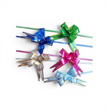 50x DIY linten trekstrik - cadeau versiering - strik - mi..., Ophalen of Verzenden, Nieuw