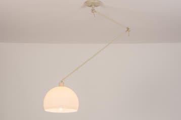 Rietveld Hanglampen - Beige, Zand - Kunststof, Metaal, Verzenden, Nieuw