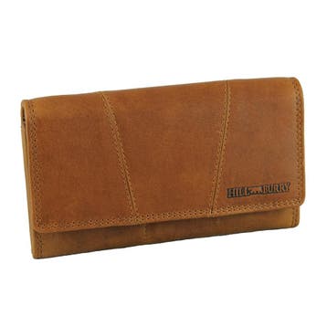 HillBurry Vintage Dames Portemonnee VL777023 - RFID - Bruin, Overige merken, Bruin, Verzenden, Nieuw