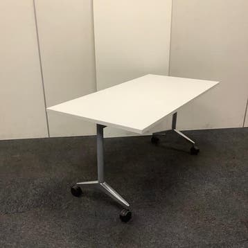 mobiele Klaptafel Wilkhahn, (hxbxd) 73x150x75 cm, wit -, Ophalen of Verzenden, Gebruikt